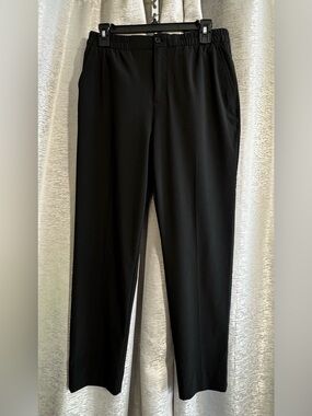 Banana Republic Women’s Black Pull-On Dress Pants Stretch Elastic Waist - Small